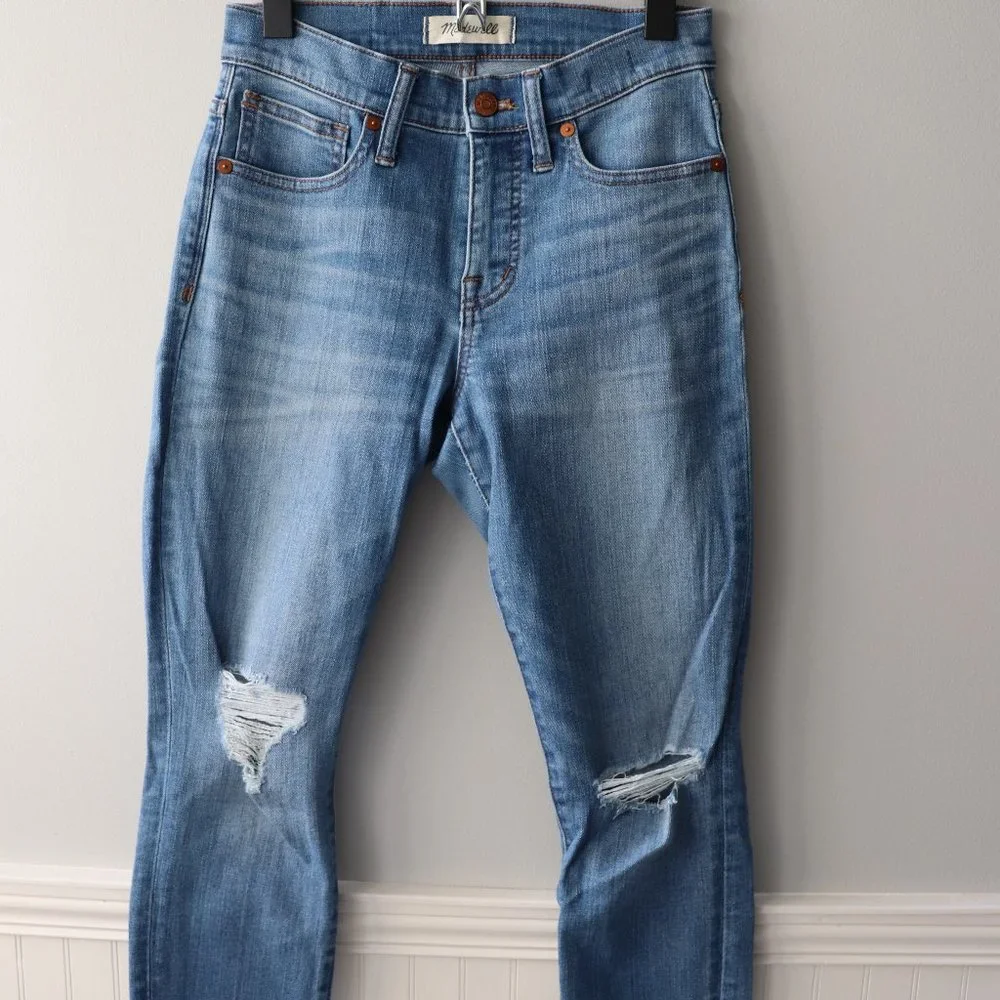 Madewell Light Blue Skinny Jeans - Picture 2 of 7